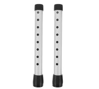 PHENOFICE 1 Pair Walker Leg Replacement Tubes 28mm Aluminum Alloy Height Adjustment Stems for Mobility Aid Walkers Universal Compatibility for Seniors in Home Care