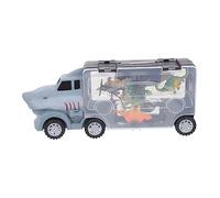 PHENOFICE 1 Set Cartoon Shark Transport Truck with Handle Animal Cognition Container Truck for Learning Play for Birthdays Festivals Safe Design