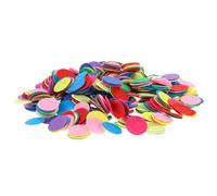 PHENOFICE 1000pcs Non-Woven Fabric Round Shape Gaskets for Handmade DIY Accessories for Headdress DIY Accessories and Hair Pin Materials Craft Supplies for Hair Jewelry Making Random Color