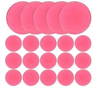 PHENOFICE 100Pcs Semi- Bingo Chips 19Mm Plastic Tokens for Math Counters and Group Game Play