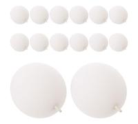 PHENOFICE 100pcs White Latex Balloons Tail Link Quick Connecting Balloons for Birthday Party and Home Decoration 12 Inch User-friendly Decorative with Unique Style