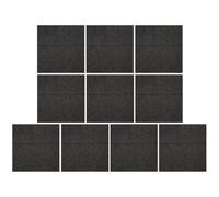 PHENOFICE 10pcs Cleaning Wipe Towels Lint Material Black Super Absorbent Soft Towels for Cleaning Wash Tableware without Hurting Kitchen Utensils Kitchen Use