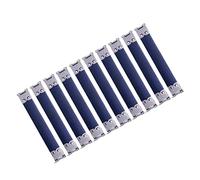 PHENOFICE 10Pcs Metal Internal Flex Frames Silver Spring Clips for DIY Handbag Coin Purse Clasp Bag Making Accessories Sewing Internal Hinges Great for Fabric Leather