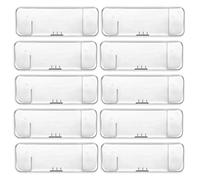 PHENOFICE 10pcs Plastic Case Lightweight and Well Processed Container Reusable Small Carry Case Suitable for Travel and Outdoor Use
