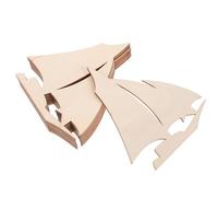 PHENOFICE 10pcs Sailboat Shape Boat Ornament Wood Cutouts Unfinished Wood Decorations for Handmade DIY Crafts, Versatile Wooden Slices for Summer Party Decoration and Ocean Themed Home