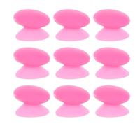PHENOFICE 10pcs Silicone Lip Brush Covers Anti-Lost Protectors for Lip Brushes Pink Storage Accessories that Prolong Life and Save Space for Makeup Bag Or Desktop Use