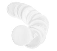 PHENOFICE 10pcs White Cotton Powder Pads for Comfortable Application, Portable Makeup Tools for Loose Or Pressed Face Powder Use