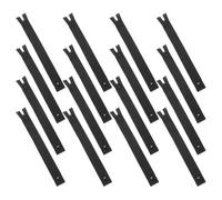 PHENOFICE 200pcs Black Nylon Self-Locking Invisible Zipper for Sewing and Garment Craft Making, Wear Resistant Clothes Zipper Suitable for Bags and Trousers, 20cm Repair Replacement Zip