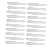 PHENOFICE 20pcs Toilet Paper Spindle Toilet Holder Replacement Rod Spring Loaded Spindle Paper Holder Spring Rod Bathroom Replacement Sticks White