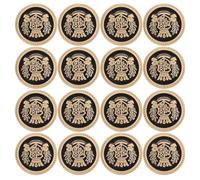 PHENOFICE 20pcs Vintage Golden Alloy Coat Buttons with Delicate Crown Pattern Design, Multipurpose Overcoat Buttons for DIY Sewing Accessories and Clothing Decoration