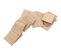 PHENOFICE 25Pcs Unfinished Bamboo Slices Smooth Surface Without Burrs DIY Crafting Material for Boys and and Adults Birthday Projects