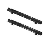PHENOFICE 2pcs Aquarium Heater Protective Sleeve Guard for Fish Tank and Heating Rods, Black Plastic Material with Easy Installation and Enhanced Durability for Optimal Fish Safety in Water