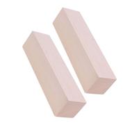 PHENOFICE 2pcs Basswood Carving Blocks Unfinished Wood Rectangular and Cube Shapes Sturdy Versatile Use for Wood Carving Projects and Crafting Techniques