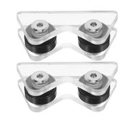 PHENOFICE 2Pcs Billiard Cue Straightness Test Tool Portable Acrylic Ferris Wheel Design High Precision Sensors Cue Roller for Professional Players Tournaments and Clubs