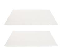 PHENOFICE 2pcs Ceramic Fiber Fireproof Insulation Board for Pellet Stove and Boiler, High Temperature Insulation with Stable Temperature Control, DIY Cut for Safer Cooking Environment, White
