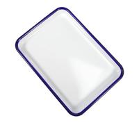 PHENOFICE 2pcs Enamel Plate Baking Pan Baking Pan Food Kitchen Multi-Functional Enamel Oven Tray for Kitchen Roasting