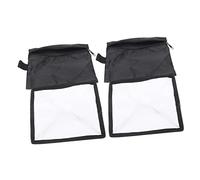 PHENOFICE 2pcs Flash Diffuser Light Cover Square Fabric Soft Cloth Lightweight Photography Video Light Cover with Excellent Transmission Effect for Portrait Wedding Photography 15x17cm