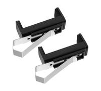 PHENOFICE 2pcs Garage Door Remote Visor Clips Sun Visor Clip for Car Remote Holder Easy Install Portable Clamp Compatible with Garage Door Openers