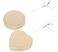 PHENOFICE 2pcs Khaki Phone Screen and Eyeglasses Cleaner Wipes Made of Pp and Silicone, Multiple Uses for Cleaning Smudges and Fingerprints, for Electronic Devices and Camera