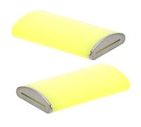 PHENOFICE 2pcs Magnetic Blade and Needle Disposal Box, Plastic Sharps Storage Container for Hairdressing, Fluorescent Yellow Utility Knife Blade Disposal Case for Salon and Travel