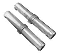 PHENOFICE 2pcs Metal Scaffolding Joint Pins Galvanized Coupling Rods with Spring Locking for Indoor and Outdoor Scaffold Tubes, Long-Lasting and High Loading Capacity Accessories