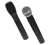 PHENOFICE 2pcs Microphone Prop for Boys and Girls Lip Sync Toys Stage Performance Props for Boy Girl's Party