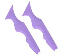 PHENOFICE 2Pcs Purple Silicone Eyeliner Stencils Makeup Guide Template for Winged Eyeliner and Eyeshadow, Beauty Aid Tools for Precise Eye Makeup Application