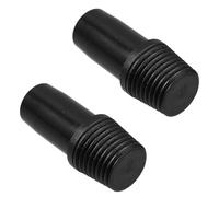 PHENOFICE 2pcs Replacement Extension Pole Adapter for Broom Handle, German Type Threaded Connector, Sturdy Plastic Material, Easy to Install and Remove, Suitable for Home and Office Use