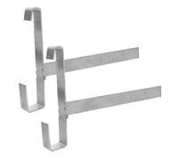PHENOFICE 2pcs Stainless Steel Beekeeping Frame Stand Hive Frame Holder for Convenient Tool Storage and Support Essential Beekeeping Equipment for Efficient