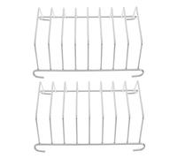 PHENOFICE 2pcs Stainless Steel Toast Rack Heat Resistant Bread Stand for Daily Use at Home Kitchen Accessory for Cooling Toast and Sliced Bread for Events and Gatherings