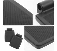 PHENOFICE 2pcs Wheelchair Footrest Pedal Replacement Thickened Ergonomic Foot Plate for Seniors Stable and Comfortable Mobility Accessory with Anti-Slip Design