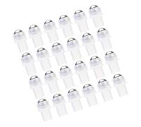 PHENOFICE 30pcs 16-tooth Roller Balls for Essential Oil Roller Bottles Smooth Rolling Pe Plastic and Steel Material Easy to Carry Replacement Accessories for Perfumes and Essential Oils