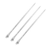 PHENOFICE 3pcs Grounding Rod Set for Household Use, Heavy-duty Iron Earthing Poles with Galvanized Surface, 50cm Long for Electrical Systems, Outdoor Applications, and Enhanced Safety