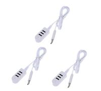PHENOFICE 3pcs Hub Multi-port Usb Expansion Hub for Laptop Accessories Charger Converter Compact Design High-speed Data Transmission