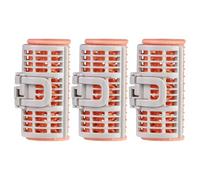 PHENOFICE 3Pcs Large Plastic Hair Rollers with Self Grip Clips Hairdressing Curlers Hair Styling Tool for Voluminous Curls and Bangs Setting at Home