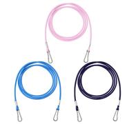 PHENOFICE 3pcs Nylon Neck Hanging Glove Lanyards with Ergonomic Design Small Size Mitten Clips Rope Holder for Winter Ski Gloves