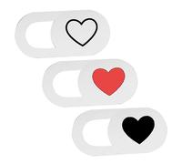 PHENOFICE 3pcs Pattern Webcam Cover Slide for Laptops Tablets Privacy Easy Finger Movement Anti-peeping Hacking Unique Design for Safe Digital Use
