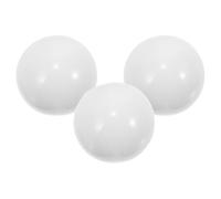PHENOFICE 3pcs Roulette Wheel Beads Resin Replacement Balls for Roulette Games Modern Sophisticated Design White Easy to Distinguish and Sturdy