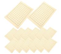 PHENOFICE 40 Sheets Professional Xuan Rice Paper for Calligraphy Practice with 2cm Vintage Grid, Thickened Chinese Calligraphy Paper Suitable for Students and Beginners in Art and Writing