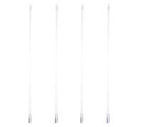 PHENOFICE 4Pcs 17 Inch Plastic Blind Rods with Hooks Vertical Blinds Replacement Handles Window Curtain Wand Opener for Home and Office Use