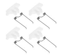 PHENOFICE 4pcs Hair Clipper Accessories Kit with Tension Springs and Guide Block, Plastic and Stainless Steel Parts for Hair Trimmer Repair, High Wear Resistance and Easy Installation