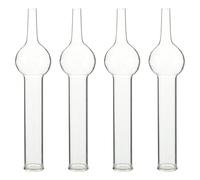 PHENOFICE 4pcs One-ball Glass Drying Tubes Chemistry Teaching Equipment for School Lab Practical Experiments Enhancing Observation and Learning Skills