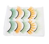 PHENOFICE 5 Pairs Assorted Colour 3d False Eyelashes Thin and Long Simulated Fake Eyelashes Comfortable to Wear for Daily Life and Photo Shoot