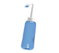 PHENOFICE 500ml Nasal Cleaning Bottle Plastic Wash Nose with 2 Nozzles One-button Control Upside down Use Creative Appearance for Adults and Nasal Irrigation