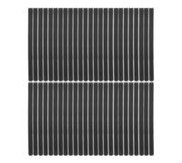 PHENOFICE 50pcs Black Metal Hair Pins for Women, Simple Classic Bobby Pins Not Easy to Deform, Reusable Hair Accessories for Gym Bag and Purse Styling