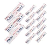 PHENOFICE 50pcs Waterproof Adhesive Bandages 45x10mm Breathable Dressing Tape with Secure Closure for Wound Care and Emergency Use Gentle Skin Safe Protective Tape