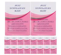 PHENOFICE 50pcs Wax Cleaning Wipes for Women with Skin Safe Formula and Non-woven Fabrics, Thorough Cleaning Pads for Post Waxing Care, Portable Soothing Wipes for Effective Wax Removal