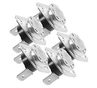 PHENOFICE 5pcs Dc47-000 250v/16a 185℉ Dryer Thermal Fuse Replacement Thermostat for Home Appliances Dryer Heating Assembly Protector