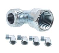 PHENOFICE 5pcs Gas Adapter Hose Joint for Kitchen Gas Stoves Flexible Copper Connector Fittings and Hose Connector