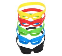 PHENOFICE 5pcs Reusable Silicone Wine Charms Drink Bottle Markers for Parties Bars Weddings Soft Tiny Identifiers for Cocktail Wine Beer Easy to Clean and Reuse